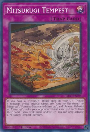 Mitsurugi Tempest (ALIN-EN096) - Alliance Insight 1st Edition Alliance Insight Yugioh Single  Squirtle Squad Card Shop.