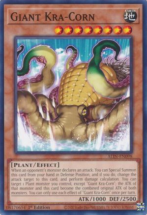 Giant Kra-Corn (ALIN-EN098) - Alliance Insight 1st Edition Alliance Insight Yugioh Single  Squirtle Squad Card Shop.