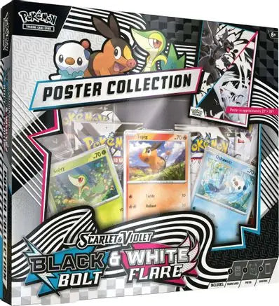 Unova Poster Collection SV: Black Bolt Pokemon Sealed  Squirtle Squad Card Shop.