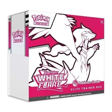 Pokemon TCG - White Flare Pokemon Center Elite Trainer Box - Exclusive - Sealed - English SV: White Flare Pokemon Sealed  Squirtle Squad Card Shop.