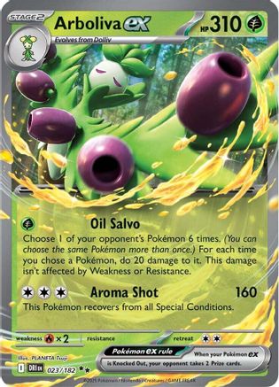 Arboliva ex 023/182 – Destined Rivals – Holofoil Double Rare