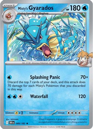 Misty's Gyarados 049 (RH) - SV10 Destined Rivals - R