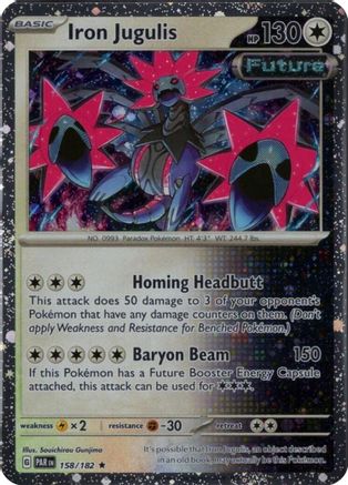 Iron Jugulis (Cosmos Holo) 158/182  - Holofoil Miscellaneous Cards & Products - Promo Miscellaneous Cards & Products Pokemon Single  Squirtle Squad Card Shop.