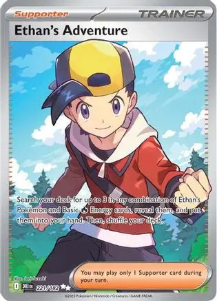 Ethan's Adventure 221/182  - Holofoil SV10 Destined Rivals - Ultra Rare