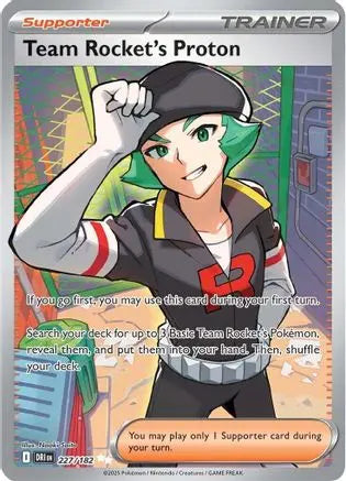 Team Rocket's Proton 227/182  - Holofoil SV10 Destined Rivals - Ultra Rare