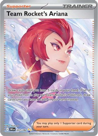 Team Rocket's Ariana 237/182  - Holofoil SV10 Destined Rivals - Special Illustration Rare SV10: Destined Rivals Pokemon Single  Squirtle Squad Card Shop.