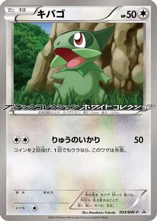 Axew - 003/BW-P (003/BW-P) - BWP Promotional cards BW-P Promotional cards Pokemon Japanese Single  Squirtle Squad Card Shop.