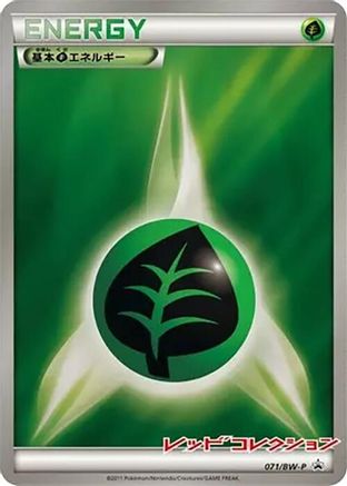 Basic Grass Energy - 071/BW-P (071/BW-P) - BWP Promotional cards Holofoil BW-P Promotional cards Pokemon Japanese Single  Squirtle Squad Card Shop.