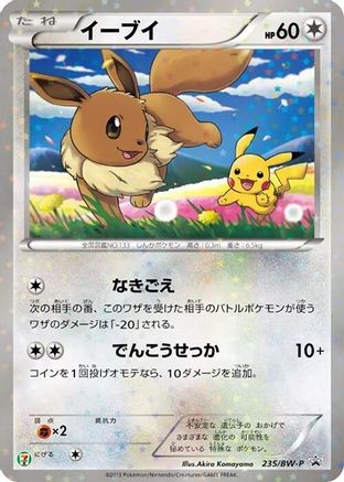 Eevee - 235/BW-P (235/BW-P) - BWP Promotional cards Holofoil BW-P Promotional cards Pokemon Japanese Single  Squirtle Squad Card Shop.