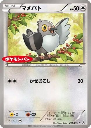 Pidove - 205/BW-P (205/BW-P) - BWP Promotional cards BW-P Promotional cards Pokemon Japanese Single  Squirtle Squad Card Shop.