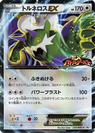Tornadus EX - 230/BW-P (230/BW-P) - BWP Promotional cards Holofoil BW-P Promotional cards Pokemon Japanese Single  Squirtle Squad Card Shop.