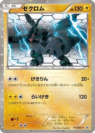Zekrom - 111/BW-P (111/BW-P) - BWP Promotional cards Holofoil BW-P Promotional cards Pokemon Japanese Single  Squirtle Squad Card Shop.