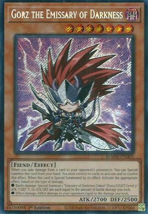 Gorz the Emissary of Darkness (BLMM-EN005) - Battles of Legend: Monster Mayhem 1st Edition Battles of Legend: Monster Mayhem Yugioh Single  Squirtle Squad Card Shop.