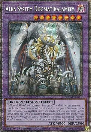 Alba System Dogmatikalamity (Starlight Rare) (BLMM-EN011) - Battles of Legend: Monster Mayhem 1st Edition Battles of Legend: Monster Mayhem Yugioh Single  Squirtle Squad Card Shop.