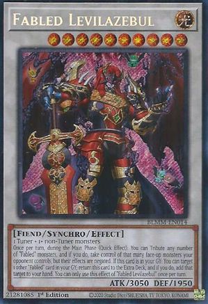 Fabled Levilazebul (BLMM-EN014) - Battles of Legend: Monster Mayhem 1st Edition Battles of Legend: Monster Mayhem Yugioh Single  Squirtle Squad Card Shop.