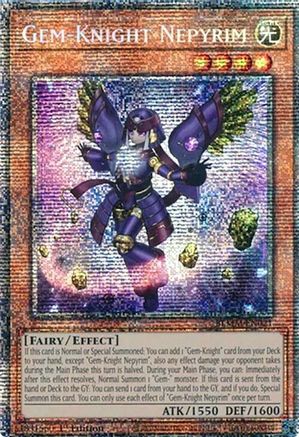Gem-Knight Nepyrim (Starlight Rare) (BLMM-EN021) - Battles of Legend: Monster Mayhem 1st Edition Battles of Legend: Monster Mayhem Yugioh Single  Squirtle Squad Card Shop.
