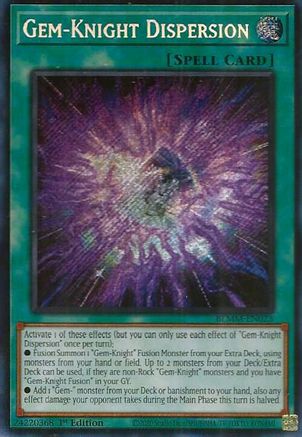Gem-Knight Dispersion (BLMM-EN023) - Battles of Legend: Monster Mayhem 1st Edition Battles of Legend: Monster Mayhem Yugioh Single  Squirtle Squad Card Shop.