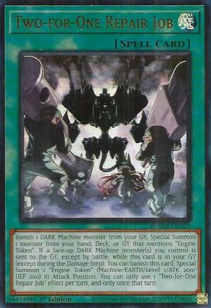 Two-for-One Repair Job (BLMM-EN029) - Battles of Legend: Monster Mayhem 1st Edition Battles of Legend: Monster Mayhem Yugioh Single  Squirtle Squad Card Shop.