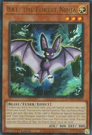 Bat, the Forest Ninja (BLMM-EN034) - Battles of Legend: Monster Mayhem 1st Edition Battles of Legend: Monster Mayhem Yugioh Single  Squirtle Squad Card Shop.
