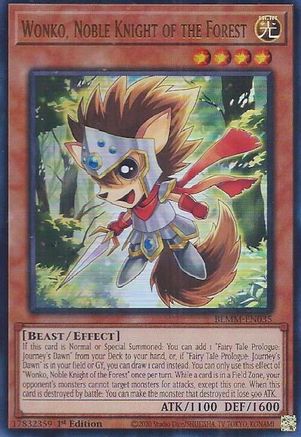 Wonko, Noble Knight of the Forest (BLMM-EN035) - Battles of Legend: Monster Mayhem 1st Edition Battles of Legend: Monster Mayhem Yugioh Single  Squirtle Squad Card Shop.