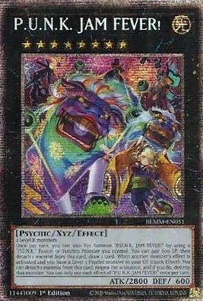 P.U.N.K. JAM FEVER! (Starlight Rare) (BLMM-EN051) - Battles of Legend: Monster Mayhem 1st Edition Battles of Legend: Monster Mayhem Yugioh Single  Squirtle Squad Card Shop.