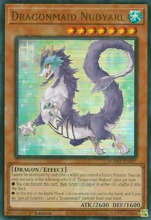 Dragonmaid Nudyarl (BLMM-EN057) - Battles of Legend: Monster Mayhem 1st Edition Battles of Legend: Monster Mayhem Yugioh Single  Squirtle Squad Card Shop.