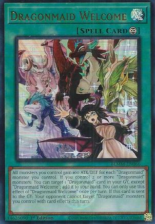 Dragonmaid Welcome (BLMM-EN066) - Battles of Legend: Monster Mayhem 1st Edition Battles of Legend: Monster Mayhem Yugioh Single  Squirtle Squad Card Shop.