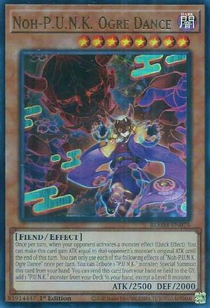 Noh-P.U.N.K. Ogre Dance (BLMM-EN075) - Battles of Legend: Monster Mayhem 1st Edition Battles of Legend: Monster Mayhem Yugioh Single  Squirtle Squad Card Shop.
