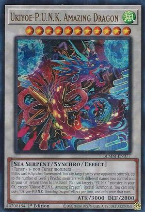 Ukiyoe-P.U.N.K. Amazing Dragon (BLMM-EN077) - Battles of Legend: Monster Mayhem 1st Edition Battles of Legend: Monster Mayhem Yugioh Single  Squirtle Squad Card Shop.