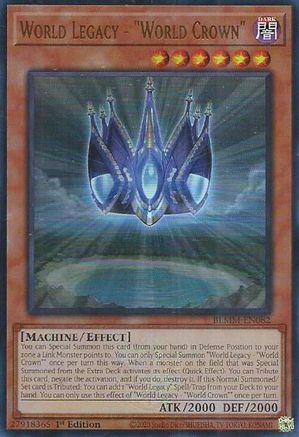 World Legacy - "World Crown" (BLMM-EN082) - Battles of Legend: Monster Mayhem 1st Edition Battles of Legend: Monster Mayhem Yugioh Single  Squirtle Squad Card Shop.