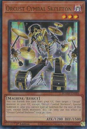 Orcust Cymbal Skeleton (BLMM-EN084) - Battles of Legend: Monster Mayhem 1st Edition Battles of Legend: Monster Mayhem Yugioh Single  Squirtle Squad Card Shop.