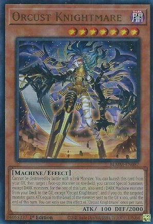 Orcust Knightmare (BLMM-EN087) - Battles of Legend: Monster Mayhem 1st Edition Battles of Legend: Monster Mayhem Yugioh Single  Squirtle Squad Card Shop.