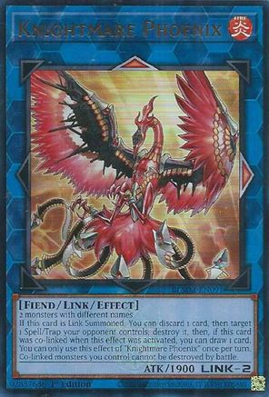 Knightmare Phoenix (BLMM-EN091) - Battles of Legend: Monster Mayhem 1st Edition Battles of Legend: Monster Mayhem Yugioh Single  Squirtle Squad Card Shop.