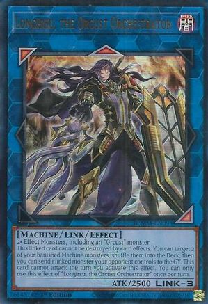 Longirsu, the Orcust Orchestrator (BLMM-EN094) - Battles of Legend: Monster Mayhem 1st Edition Battles of Legend: Monster Mayhem Yugioh Single  Squirtle Squad Card Shop.