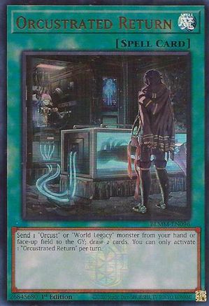 Orcustrated Return (BLMM-EN096) - Battles of Legend: Monster Mayhem 1st Edition Battles of Legend: Monster Mayhem Yugioh Single  Squirtle Squad Card Shop.