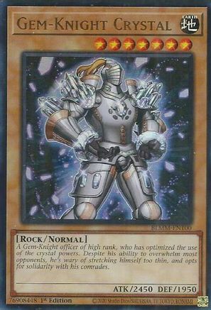 Gem-Knight Crystal (BLMM-EN100) - Battles of Legend: Monster Mayhem 1st Edition Battles of Legend: Monster Mayhem Yugioh Single  Squirtle Squad Card Shop.