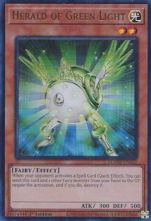 Herald of Green Light (BLMM-EN102) - Battles of Legend: Monster Mayhem 1st Edition Battles of Legend: Monster Mayhem Yugioh Single  Squirtle Squad Card Shop.