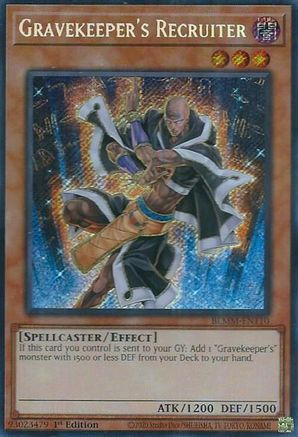 Gravekeeper's Recruiter (BLMM-EN110) - Battles of Legend: Monster Mayhem 1st Edition Battles of Legend: Monster Mayhem Yugioh Single  Squirtle Squad Card Shop.