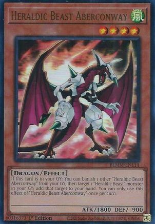 Heraldic Beast Aberconway (BLMM-EN114) - Battles of Legend: Monster Mayhem 1st Edition Battles of Legend: Monster Mayhem Yugioh Single  Squirtle Squad Card Shop.