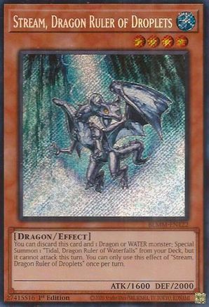Stream, Dragon Ruler of Droplets (BLMM-EN122) - Battles of Legend: Monster Mayhem 1st Edition Battles of Legend: Monster Mayhem Yugioh Single  Squirtle Squad Card Shop.