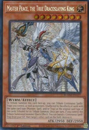 Master Peace, the True Dracoslaying King (BLMM-EN127) - Battles of Legend: Monster Mayhem 1st Edition Battles of Legend: Monster Mayhem Yugioh Single  Squirtle Squad Card Shop.