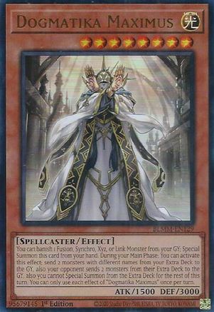 Dogmatika Maximus (BLMM-EN129) - Battles of Legend: Monster Mayhem 1st Edition Battles of Legend: Monster Mayhem Yugioh Single  Squirtle Squad Card Shop.