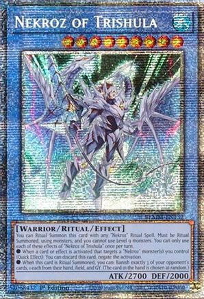Nekroz of Trishula (Starlight Rare) (BLMM-EN132) - Battles of Legend: Monster Mayhem 1st Edition Battles of Legend: Monster Mayhem Yugioh Single  Squirtle Squad Card Shop.