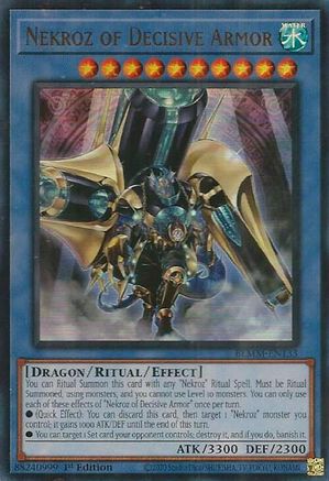 Nekroz of Decisive Armor (BLMM-EN133) - Battles of Legend: Monster Mayhem 1st Edition Battles of Legend: Monster Mayhem Yugioh Single  Squirtle Squad Card Shop.