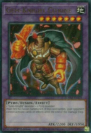 Gem-Knight Citrine (BLMM-EN139) - Battles of Legend: Monster Mayhem 1st Edition Battles of Legend: Monster Mayhem Yugioh Single  Squirtle Squad Card Shop.