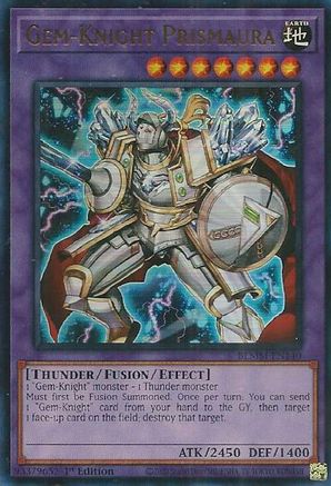 Gem-Knight Prismaura (BLMM-EN140) - Battles of Legend: Monster Mayhem 1st Edition Battles of Legend: Monster Mayhem Yugioh Single  Squirtle Squad Card Shop.