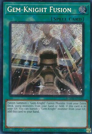 Gem-Knight Fusion (BLMM-EN160) - Battles of Legend: Monster Mayhem 1st Edition Battles of Legend: Monster Mayhem Yugioh Single  Squirtle Squad Card Shop.