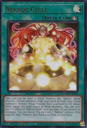 Nekroz Cycle (BLMM-EN167) - Battles of Legend: Monster Mayhem 1st Edition Battles of Legend: Monster Mayhem Yugioh Single  Squirtle Squad Card Shop.