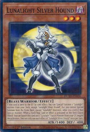 Lunalight Silver Hound (DUAD-EN006) - Duelist's Advance 1st Edition Duelist's Advance Yugioh Single  Squirtle Squad Card Shop.