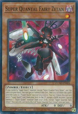 Super Quantal Fairy Zetan (DUAD-EN024) - Duelist's Advance 1st Edition Duelist's Advance Yugioh Single  Squirtle Squad Card Shop.